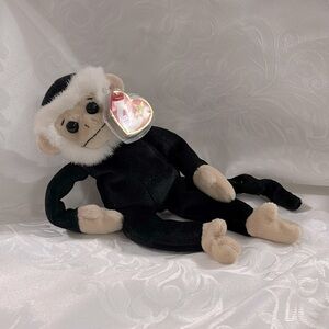 Ty Black & White “Mooch” the Plush Spider Monkey